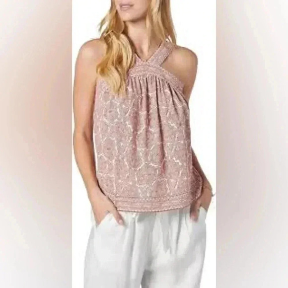 NWT Joie Emre Silk Tank Porcelain Burnt Henna Size Small - Picture 4 of 9